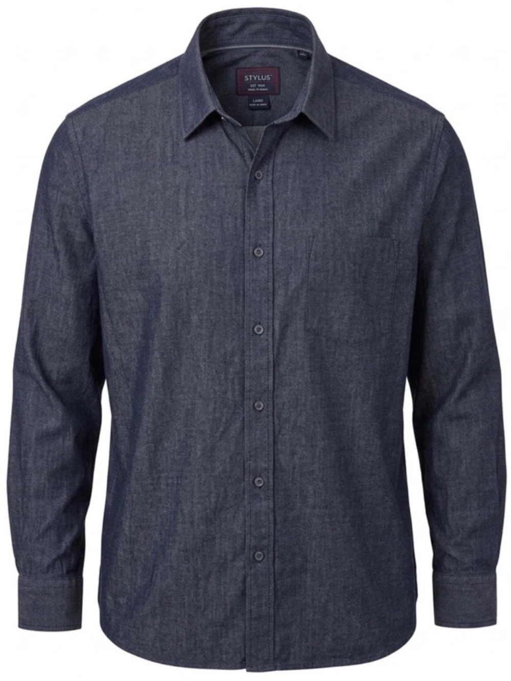 UNTUCKit Shirt Mens XL Charcoal Gray Button Down Breathable Cotton LS Pocket